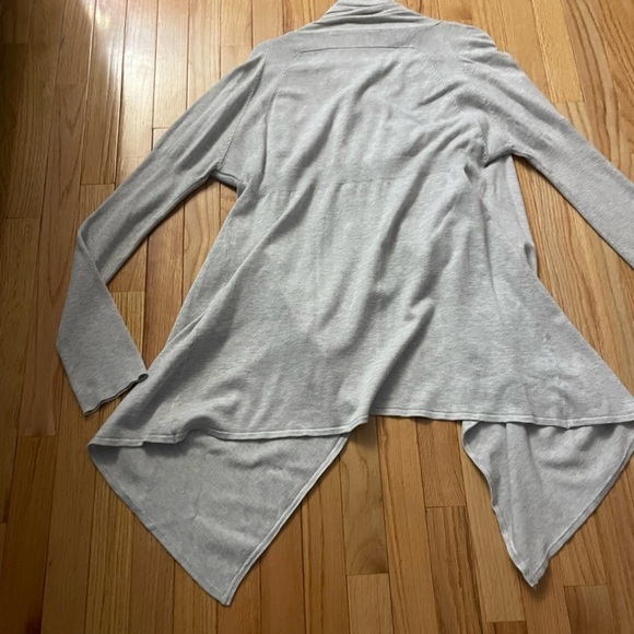 Red Light Grey High Low Cardigan Size Large - Picture 7 of 9
